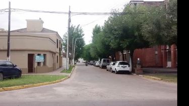 Paraná y Lagrave, donde ocurrió el hecho..