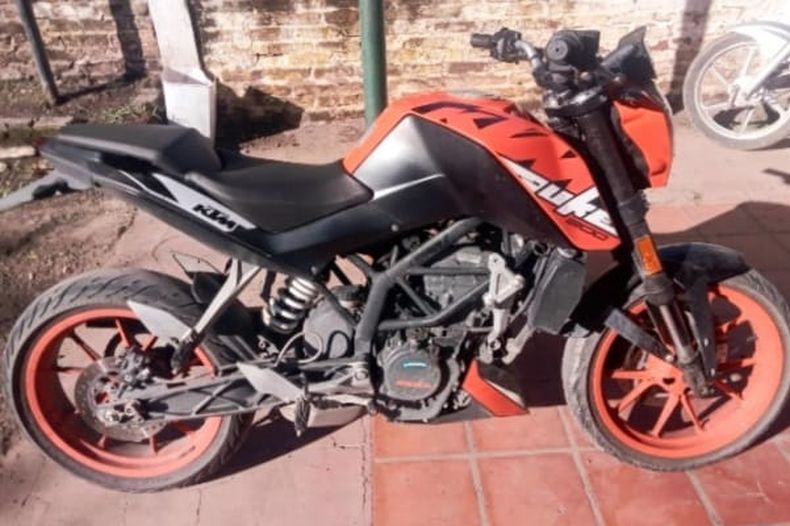 La moto había sido robada en enero en este año.&nbsp;