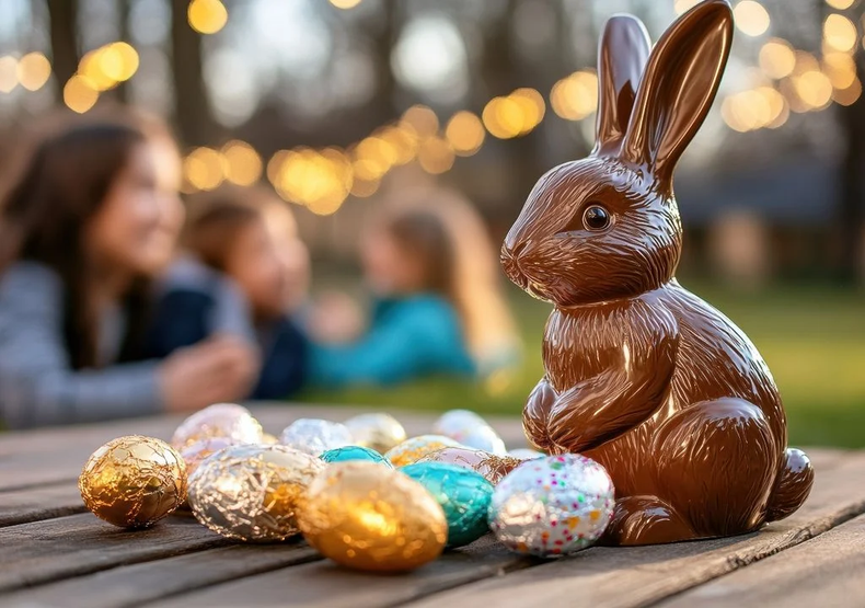 Los huevos de Pascua de chocolate. (Clarín)..webp