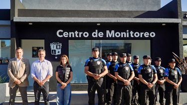 MÁS CONTROL. El nuevo centro de monitoreo del Paseo Alfaro, en Derqui.