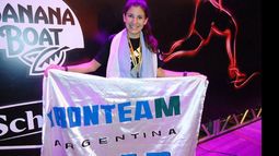 Daiana completó los 10,1 km. en 40,25 minutos..