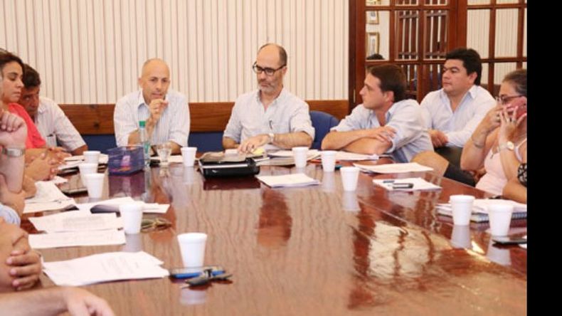 REUNIÓN. Ducoté explicó a los concejales los lineamientos generales del proyecto..