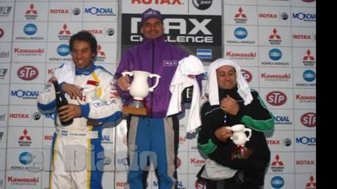 Pacho Calderale largó la final en el fondo y a un par de vueltas se quedó la victoria..
