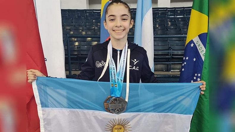Julieta Lucas fue plata y bronce en Ecuador..