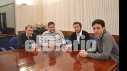 Diego Vivas (2º) junto a Tobías Brun, Federico Achával y Juan Trovatelli..