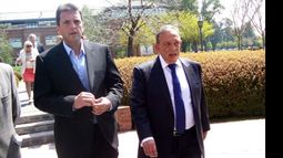 Juntos. Massa y Zúccaro cambiaron elogios..