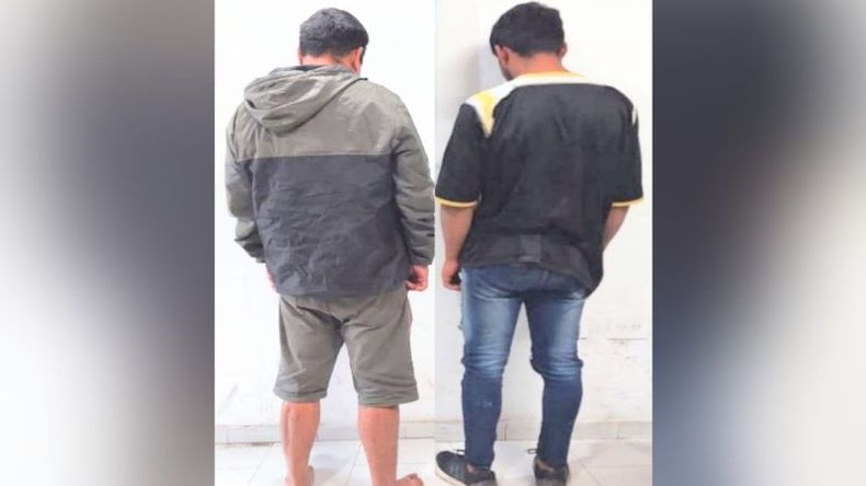 Los sujetos fueron detenidos en el interior del barrio privado. .