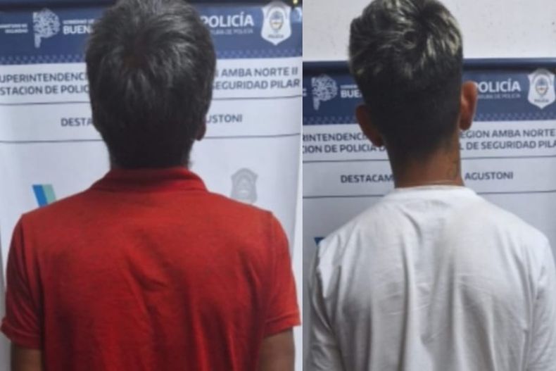 Los dos detenidos son oriundos de Los Polvorines de Malvinas Argentinas.