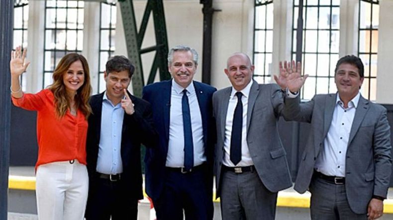 CAMBIO. Alexis Guerrera participó de un acto con Alberto Fernández y Axel Kicillof..