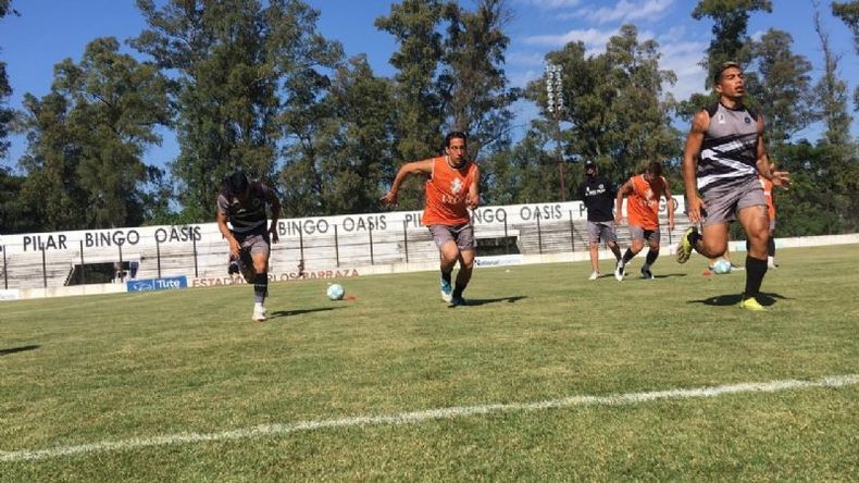 Entrenamiento en el Barraza..