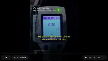 ALCOHOL. El alcoholímetro marcó 0,30. En la provincia, hay tolerancia 0. ALCOHOL. El alcoholímetro marcó 0,30. En la provincia, hay tolerancia 0.