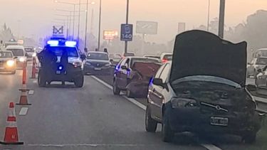 El choque se produjo en la mano rápida del kilómetro 49 de Panamericana.