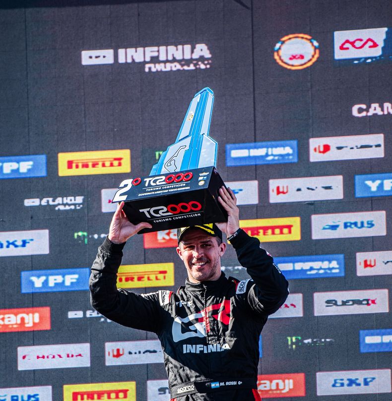 COSECHA. Matías Rossi sumó su tercer podio consecutivo en el año.