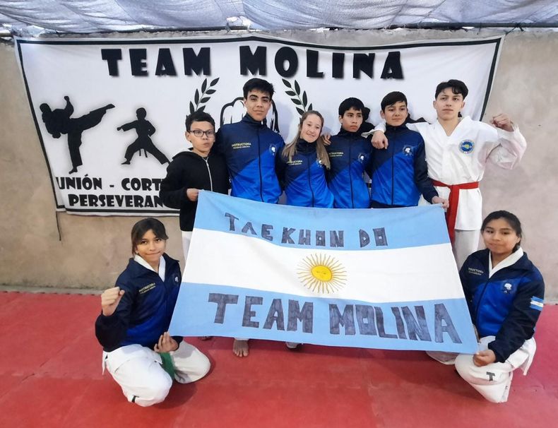 El Team Molina cosechó 11 medallas en el Mundial.