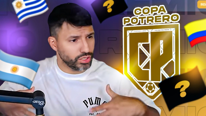 Sergio Kun Agüero presentó el torneo a través de su streaming.