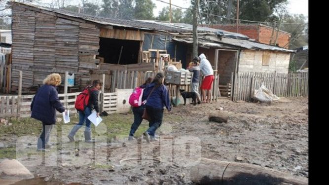 El Municipio recorre los barrios afectados por las inundaciones..