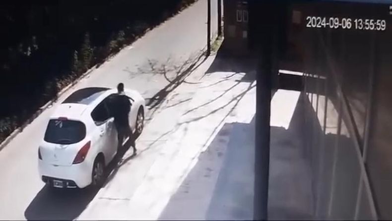 El ladrón actuó a plena luz del día en Colectora Panamericana en las inmediaciones del shopping Champagnat.&nbsp;