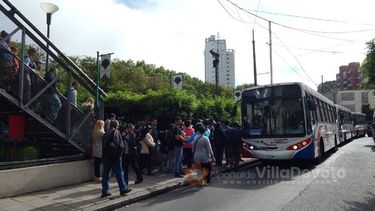 TRASBORDO. Para completar el recorrido, hay que tomar un colectivo..