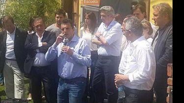 Zúccaro con Massa en Martín García..