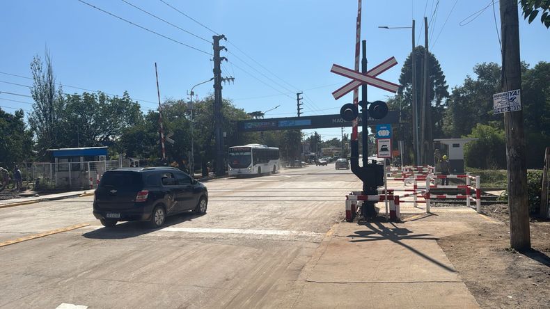 El paso a nivel de Maquinista Savio en la ruta 26 reabri al trnsito