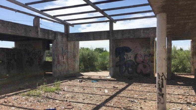 ESCENARIO. El ataque se realizó en la obra abandonada de un Jardín de Infantes..
