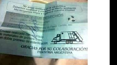 Recibo trucho que le dan a los vecinos cuando abonan..