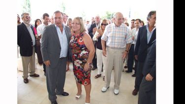 Luisa Vara con Zúccaro, en un evento solidario en Pilar Golf..