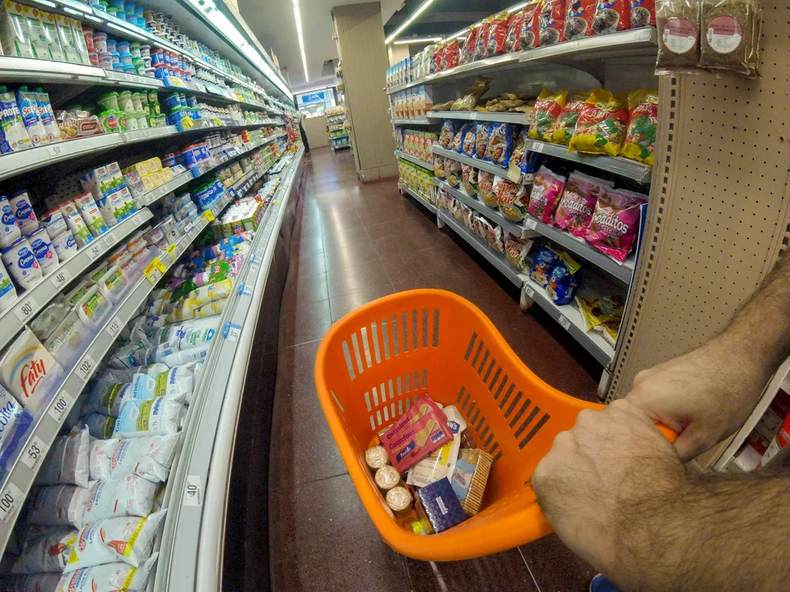 El consumo de alimentos registró una importante suba en la primera semana del año.