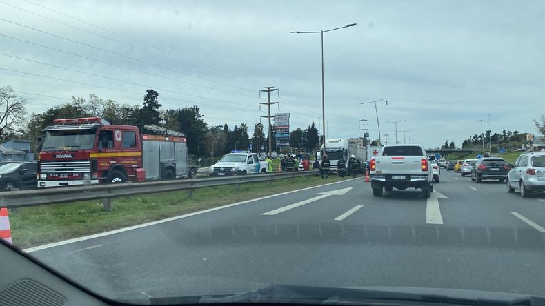 El choque se produjo este mediodía en el Kilómetro 54,500 de Panamericana.&nbsp;&nbsp;