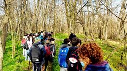 Pilar Turismo 7 @PilarTurismo. Compartimos una visita guiada por la #ReservaNatural con alumnos y docentes de la Escuela N° 25 de Del Viso. Los estudiantes de 5º año disfrutaron y conocieron por primera vez este espacio protegido..