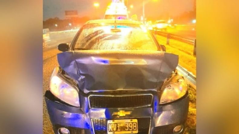 El accidente dejó como saldo un hombre lesionado. .