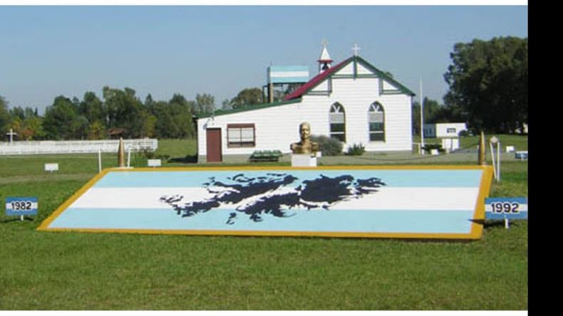 La capilla del cenotafio de Malvinas cierra el recorrido de la 7 iglesias..
