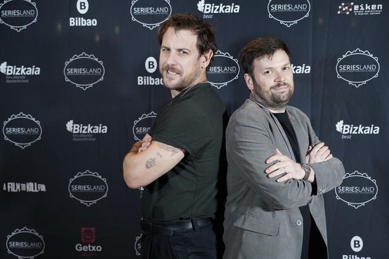 Juan Cruz Márquez de la Serna y Mariano Minestrelli, en Bilbao.
