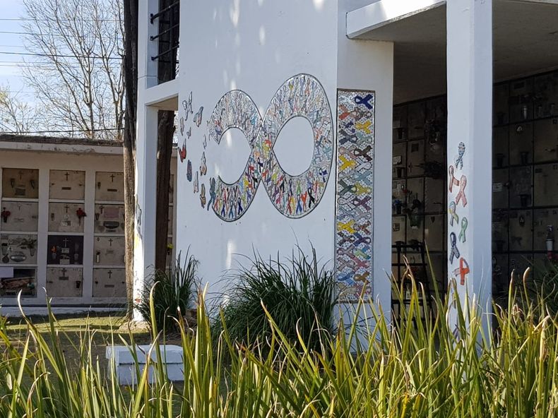 El mural será inaugurado este domingo en el Cementerio Municipal.&nbsp;