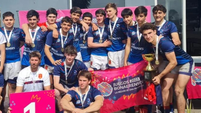 Los chicos de Deportiva Francesa se quedaron el el oro en el Rugby Sub 16.
