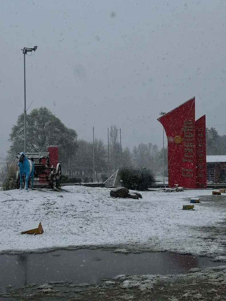Imágenes de un San Luis cubierto de nieve. (El Chorrillero).