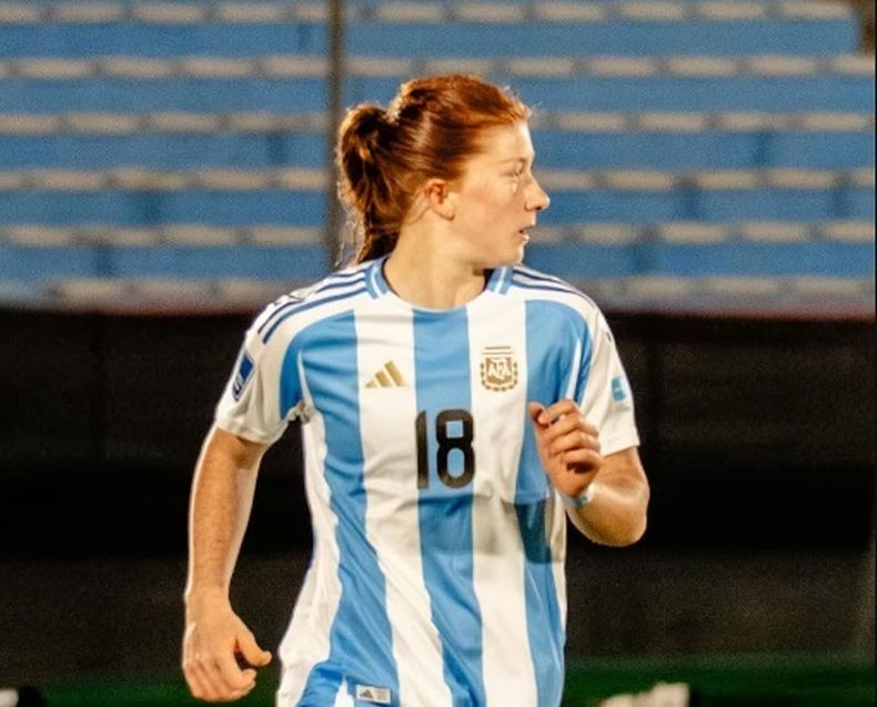 Annika Paz tuvo pocas chances en la derrota de Argentina frente a Corea del Sur.