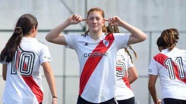 LOCURA DE GOL. Annika tuvo una tarde de domingo inolvidable en el Mas Monumental.