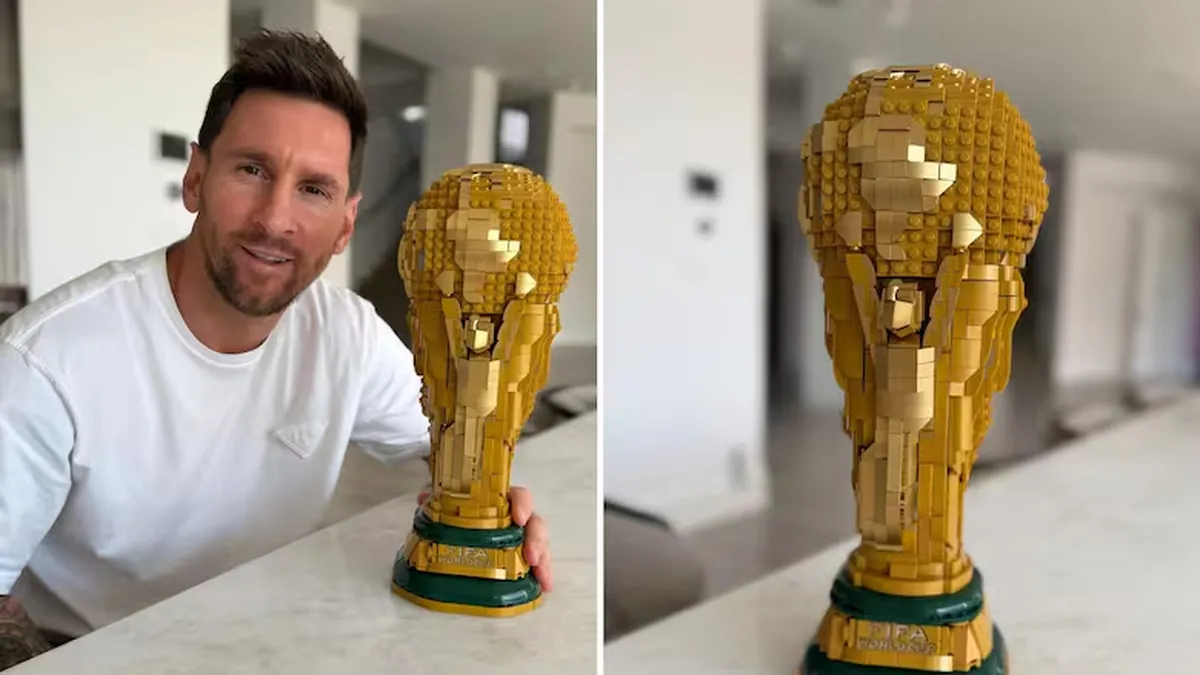 La Copa eterna: Messi también la levantó en versión LEGO