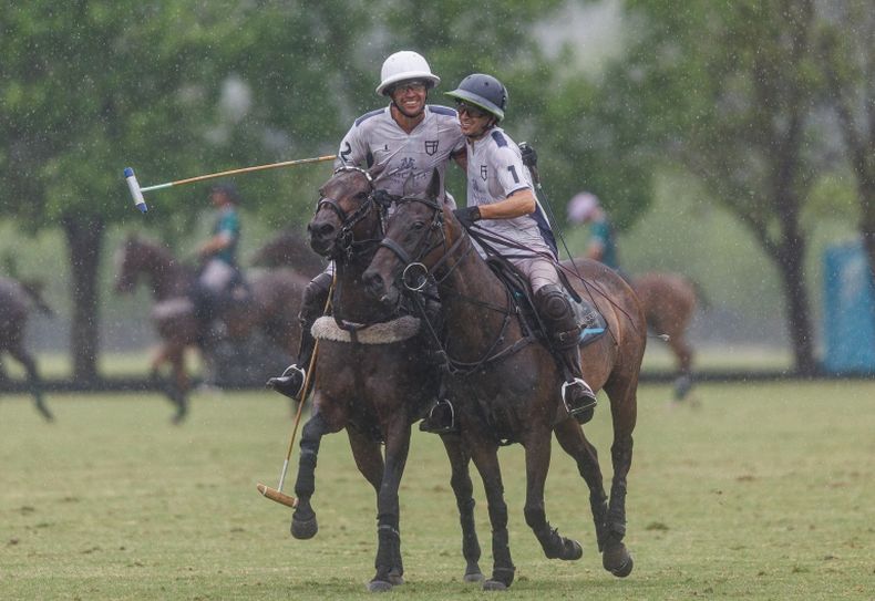 Pilar disfrutó de una definición espectacular bajo la lluvia.