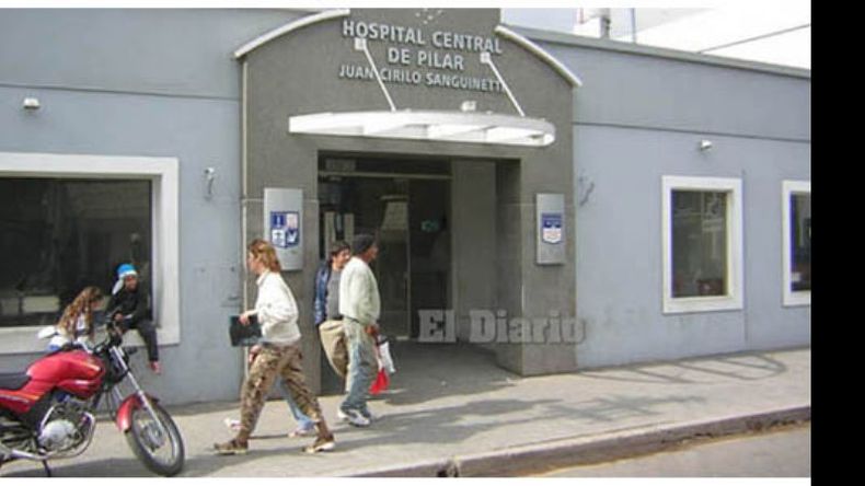 El oficial fue llevado al Hospital Sanguinetti..