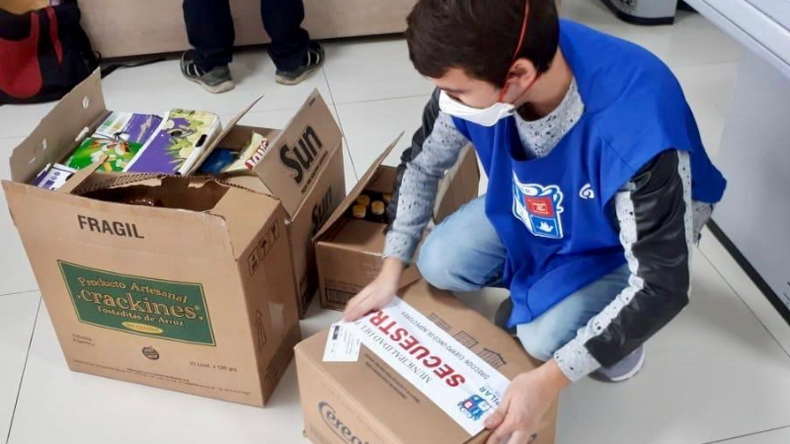 SECUESTRADA. También detectaron mercadería vencida. .
