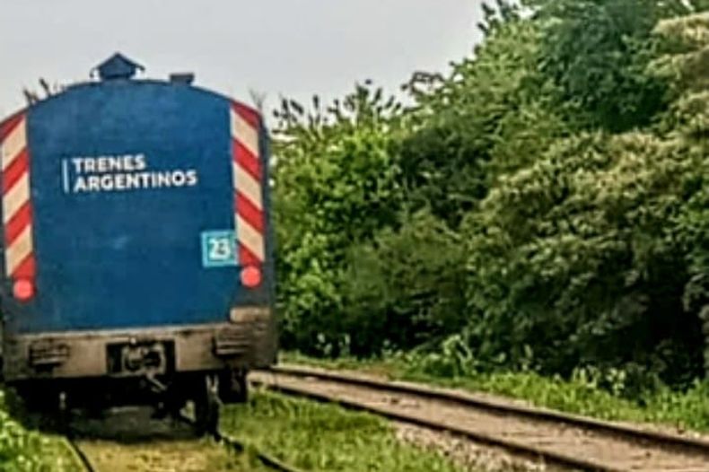 FORMACIÓN. El tren se dirigía de Pilar a Cabred.