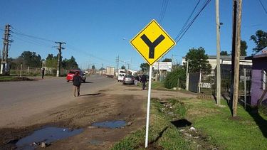 Señalizaron la ruta 25