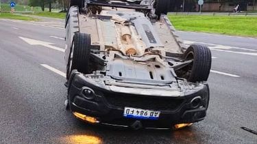 El accidente se produjo en el kilómetro 40 de la Panamericana.&nbsp;
