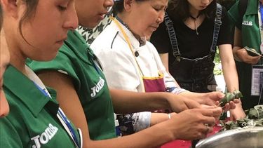 Fútbol y cultura para las pilarenses en China