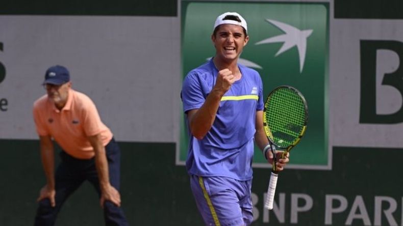 PUÑO. Taverna ganó los tres partidos de la clasificación y sueña en grande..
