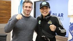 PREVIA. Yoel recibió el apoyo del intendente Achával para la pelea de esta noche..