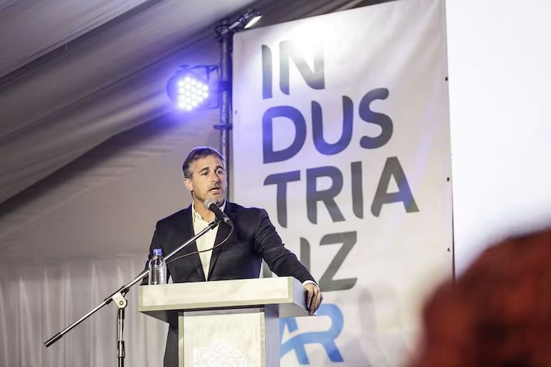 MADE IN PILAR. El intendente Federico Achával en la apertura de la edición 2024 de Industrializar.
