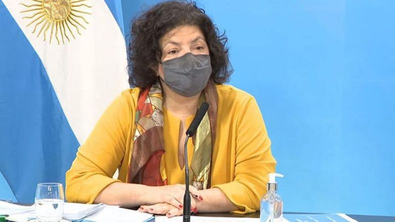 ANUNCIO. Vizzotti adelantó que se priorizará la aplicación de las segundas dosis..